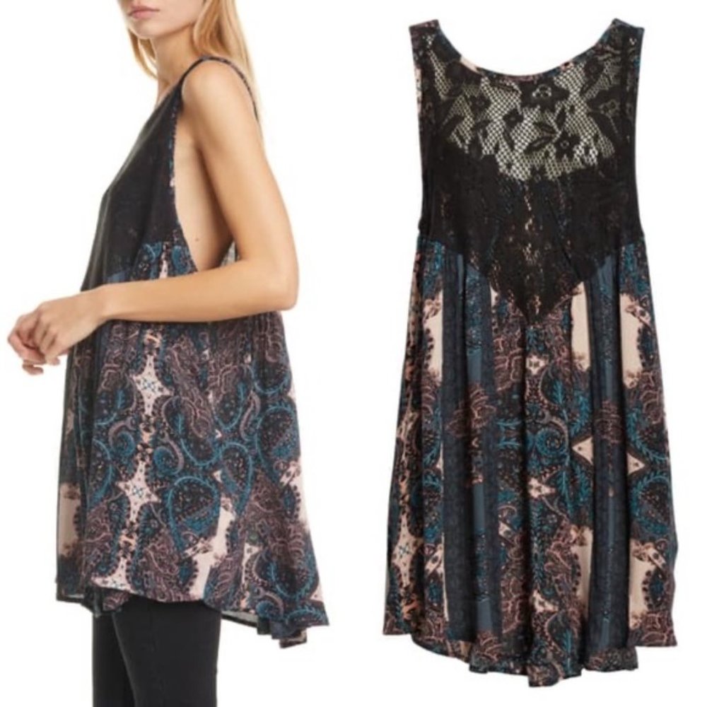 NWT!!! FREE PEOPLE Count Me In Trapeze Tank Top